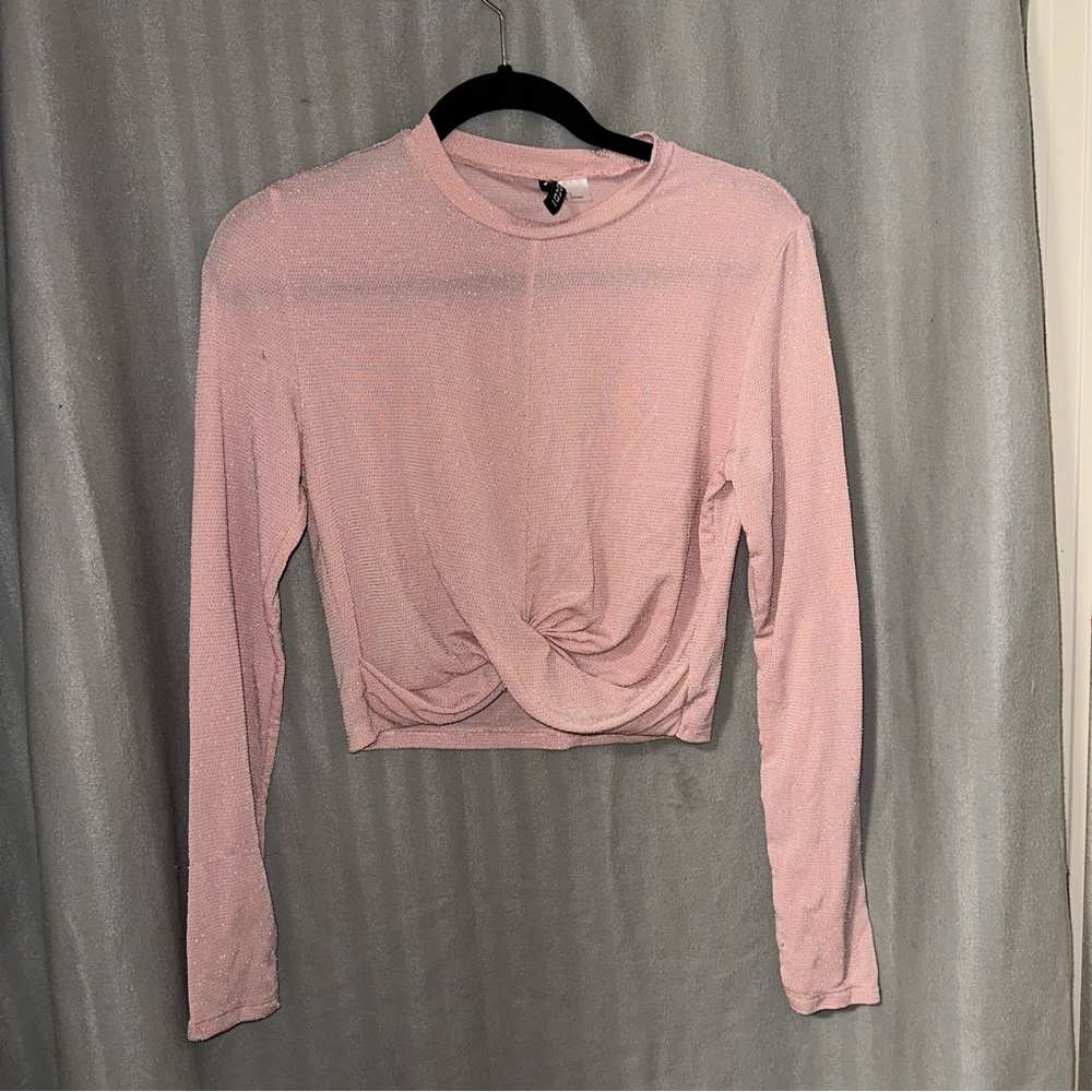 Sparkly pink long sleeve